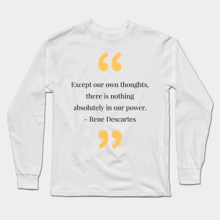 philosophy quotes Long Sleeve T-Shirt